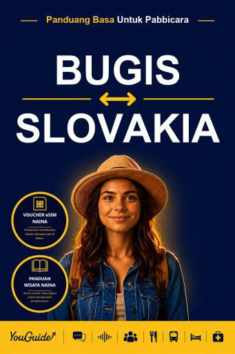 Portada del libro «The Language Guide for Travelers - Buginese to Slovak», de YouGuide