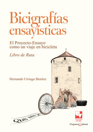 Portada del libro «Bicigrafías ensayísticas», de Hernando Urriago Benítez