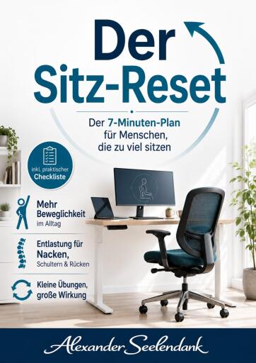 Portada del libro «Der Sitz-Reset», de Alexander Seelendank