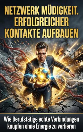 Portada del libro «Netzwerk Müdigkeit. Erfolgreicher Kontakte Aufbauen», de Clara Edelbruck
