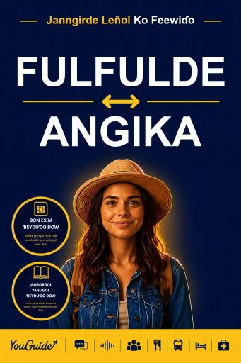 Portada del libro «The Language Guide for Travelers - Fulani to Angika», de YouGuide