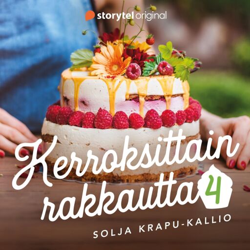 Portada del audiolibro «Kerroksittain rakkautta», de Solja Krapu-Kallio
