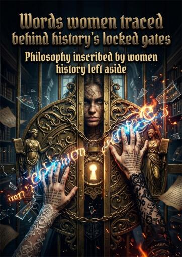 Portada del libro «Words women traced behind history's locked gates», de Juniper Sloane