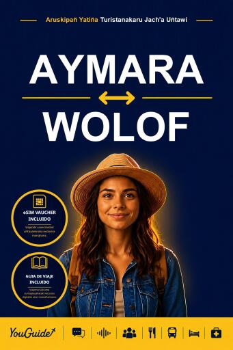 Portada del libro «The Language Guide for Travelers - Aymara to Wolof», de YouGuide