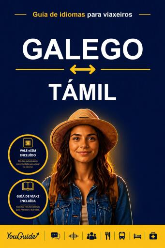 Portada del libro «The Language Guide for Travelers - Galician to Tamil», de YouGuide