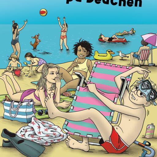 Portada del libro «Bert på beachen», de Sören Olsson, Anders Jacobsson