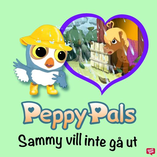 Portada del audiolibro «Sammy vill inte gå ut», de Åsa Linge