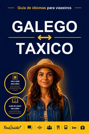 Portada del libro «The Language Guide for Travelers - Galician to Tajik», de YouGuide