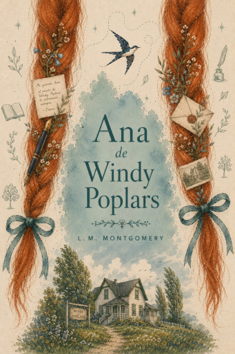 Portada del libro «Ana de Windy Poplars», de L. M. Montgomery