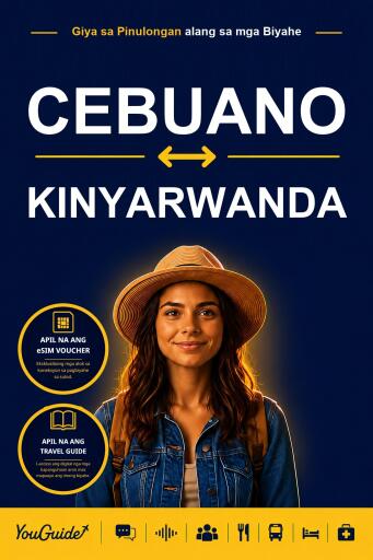 Portada del libro «The Language Guide for Travelers - Cebuano to Kinyarwanda», de YouGuide
