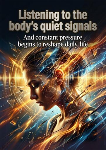 Portada del libro «Listening to the body's quiet signals», de Nathaniel Crosswyn