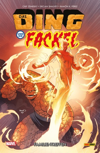 Portada del libro «Das Ding und die Fackel 2 - Familientreffen», de Chip Zdarsky