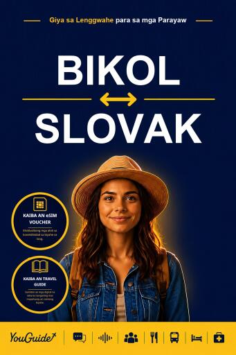 Portada del libro «The Language Guide for Travelers - Bikol to Slovak», de YouGuide