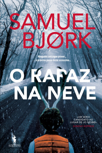 Portada del libro «O Rapaz na Neve», de Samuel Bjørk