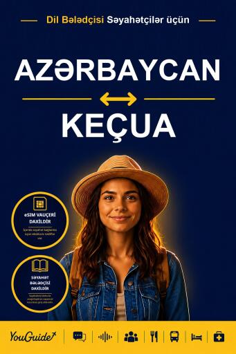 Portada del libro «The Language Guide for Travelers - Azerbaijani to Quechua», de YouGuide