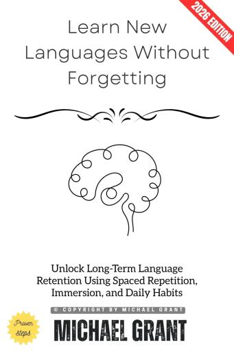 Portada del libro «Learn New Languages Without Forgetting:», de Michael Grant