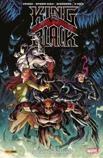 Portada del libro «KING IN BLACK 3 - Attacke der Mutanten», de Donny Cates