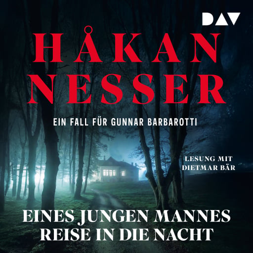 Portada del audiolibro «Eines jungen Mannes Reise in die Nacht. Ein Fall für Gunnar Barbarotti», de Håkan Nesser