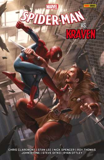 Portada del libro «SPIDER-MAN VS. KRAVEN», de Roy Thomas
