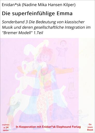Portada del libro «Die superfeinfühlige Emma», de Enidan*sk (Nadine Mika Hansen Kilper)