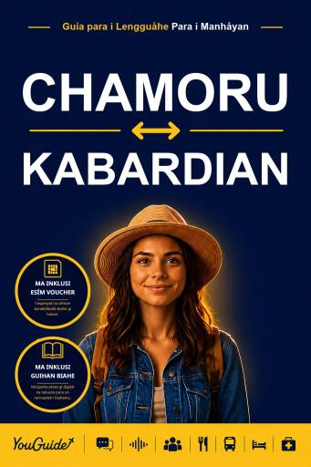 Portada del libro «The Language Guide for Travelers - Chamorro to Kabardian», de YouGuide