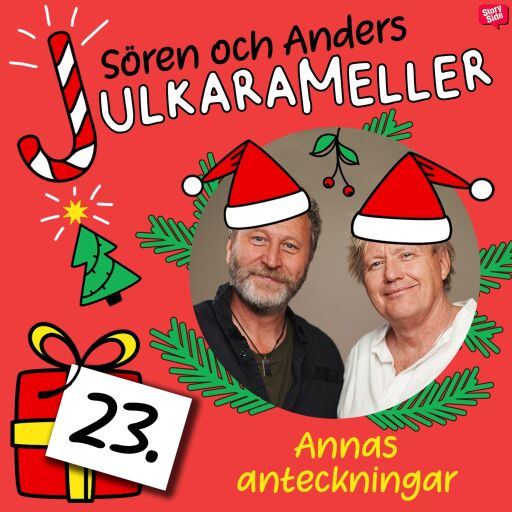 Portada del audiolibro «Annas anteckningar», de Sören Olsson, Anders Jacobsson