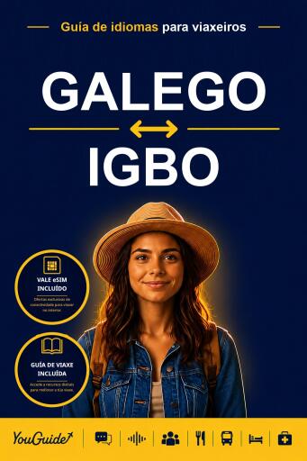 Portada del libro «The Language Guide for Travelers - Galician to Igbo», de YouGuide