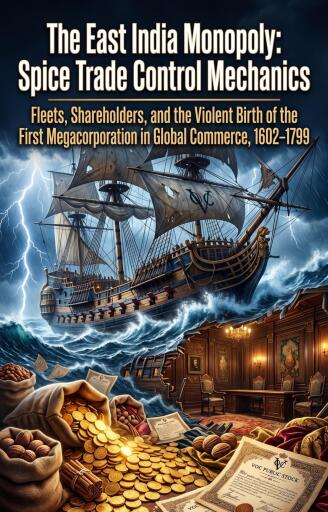 Portada del libro «The East India Monopoly: Spice Trade Control Mechanics», de Timothy Williamson