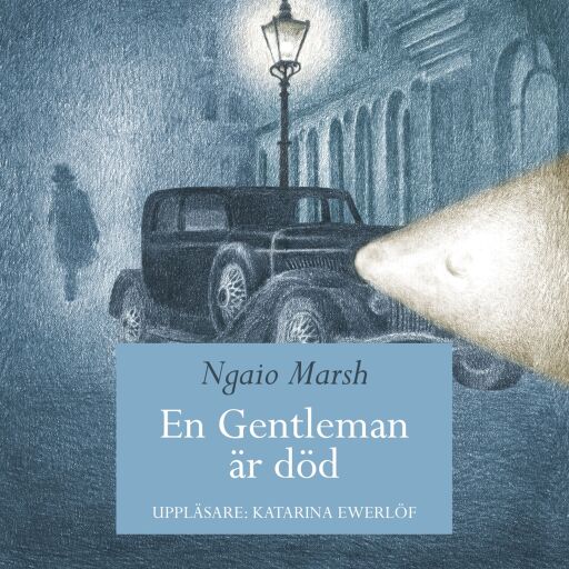 Portada del audiolibro «En gentleman är död», de Ngaio Marsh