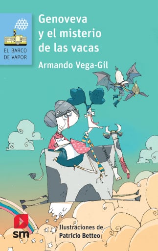 Portada del libro «Genoveva y el misterio de las vacas», de Armando Vega-Gil