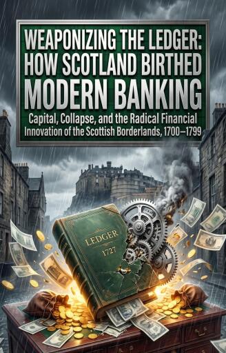 Portada del libro «Weaponizing the Ledger: How Scotland Birthed Modern Banking», de Duncan W. MacLeod