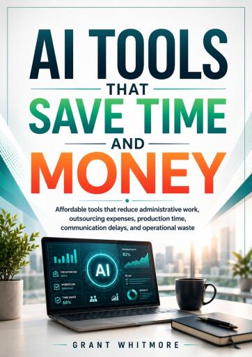 Portada del libro «AI Tools That Save Time and Money», de Grant Whitmore