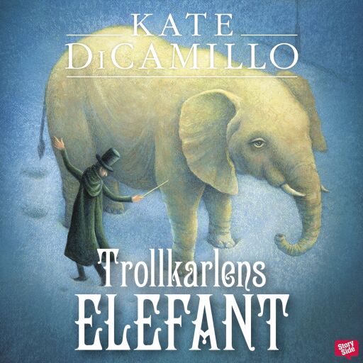 Portada del audiolibro «Trollkarlens elefant», de Kate DiCamillo