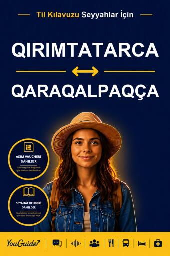 Portada del libro «The Language Guide for Travelers - Crimean Tatar to Karakalpak», de YouGuide