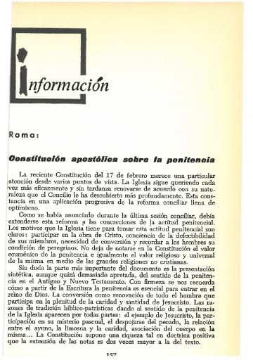 Roma: Constitución apostólica sobre la penitencia