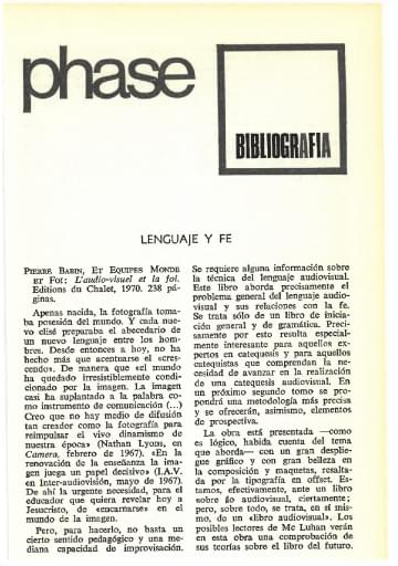 L’audio-visuel et la foi (J. Piquer)