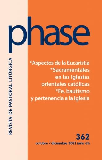 Los sacramentales en las Iglesias orientales católicas según sus usos litúrgicos propios y el «Codex Canonum Ecclesiarum Orientalium» (José Manuel Fernández Rodríguez)