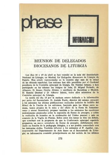 Reunión de delegados diocesanos de liturgia