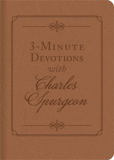 Portada del libro «3-Minute Devotions with Charles Spurgeon: Inspiring Devotions and Prayers», de Charles Spurgeon