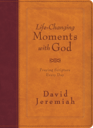 Portada del libro «Life-Changing Moments with God: Praying Scripture Every Day (NKJV)», de David Jeremiah