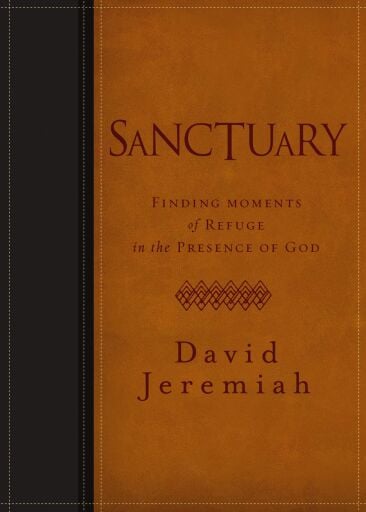 Portada del libro «Sanctuary: Finding Moments of Refuge in the Presence of God», de David Jeremiah
