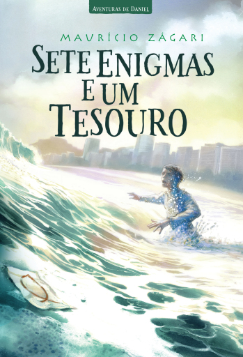Portada del libro «Sete enigmas e um tesouro», de Maurício Zágari