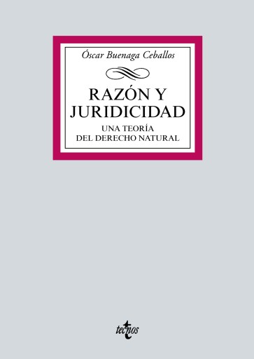 Portada del libro «RAZON Y JURIDICIDAD»
