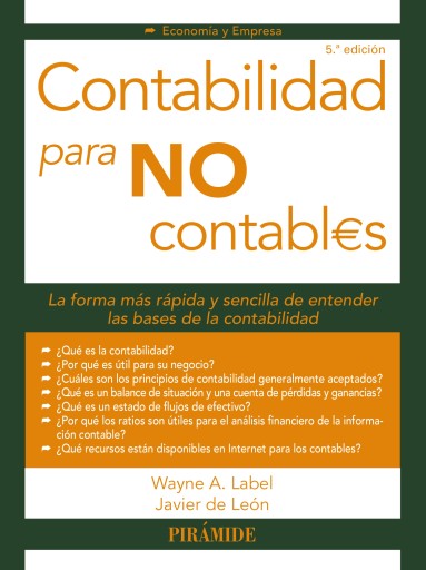 Portada del libro «CONTABILIDAD PARA NO CONTABLES»