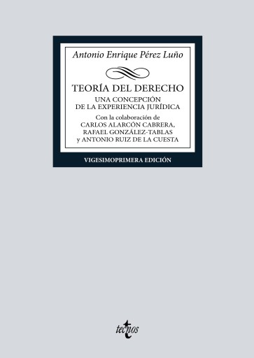 Portada del libro «TEORÍA DEL DERECHO»