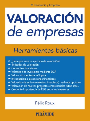 Portada del libro «VALORACION DE EMPRESAS»