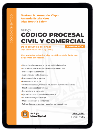 Código Procesal Civil y Comercial de la provincia del Chaco, 2020 LEY 2559-M (antes Ley 7950)