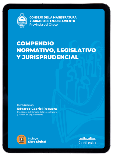 Portada del libro «Consejo de la Magistratura y Jurado de Enjuiciamiento: compendio normativo, legislativo y jurisprudencial»