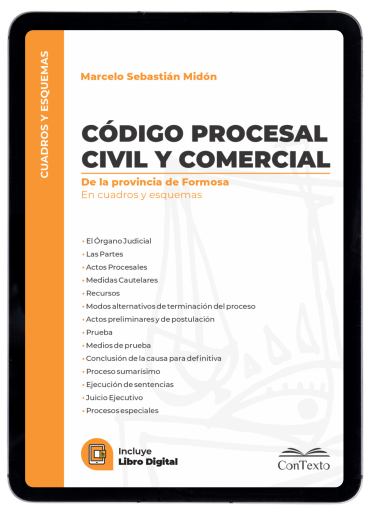 Código procesal civil y comercial de la provincia de Formosa: en cuadros y esquemas