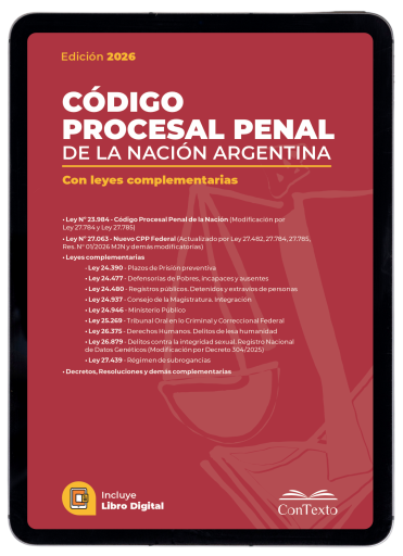 Código Procesal Penal de la Nación Argentina 2026